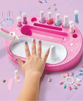 エアブラシ ネイルセット Geoffrey's Toy Box Airbrush Glitter Salon Nail Design Studio Kit