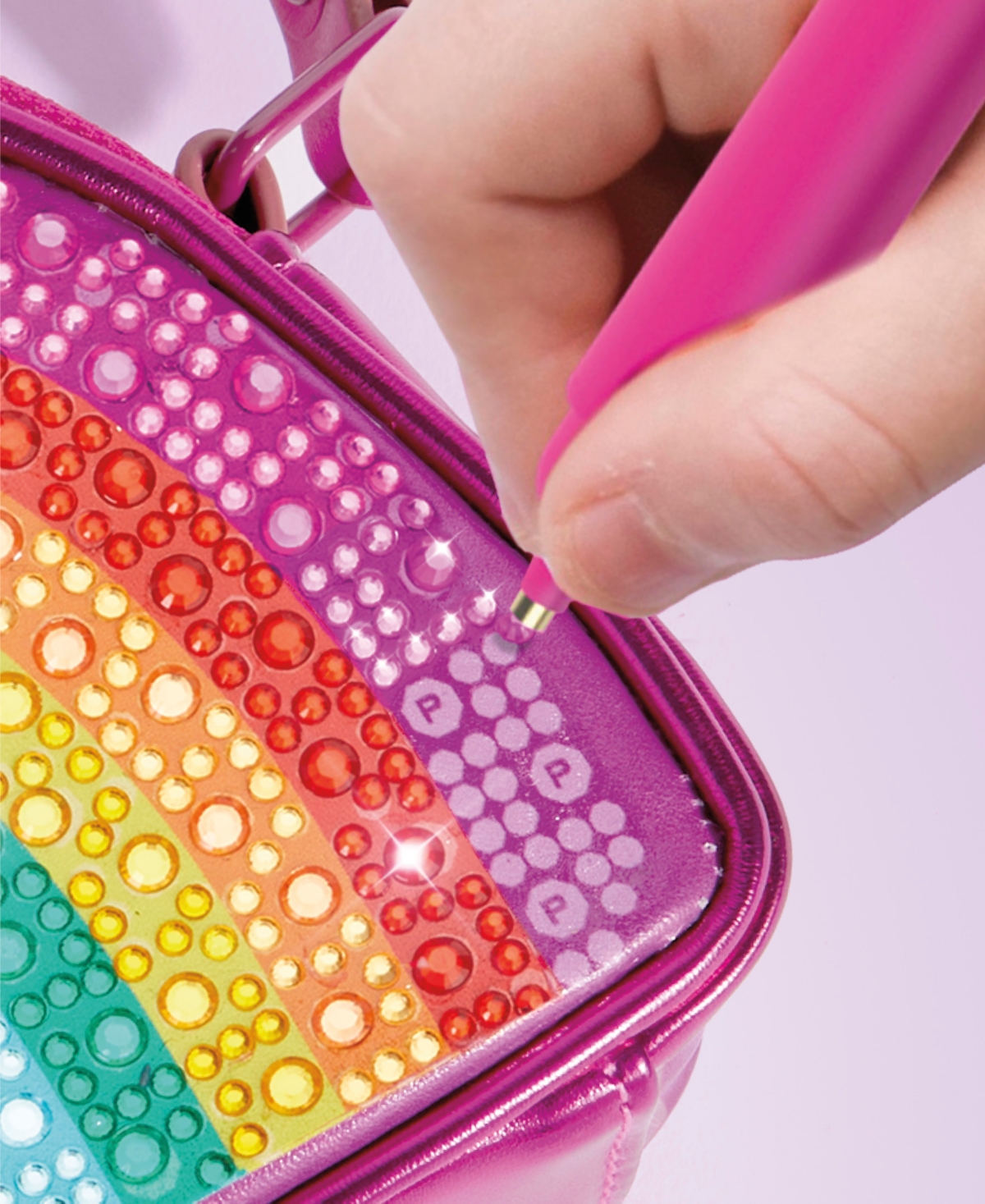 Geoffrey's Toy Box Diy Rainbow Bling Purse Diamond Painting Kit In No Color
