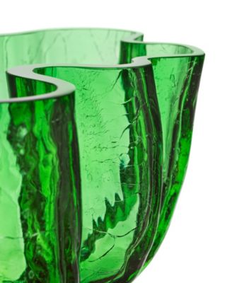 4'' Crackle Crystal Glass Decor Bowl