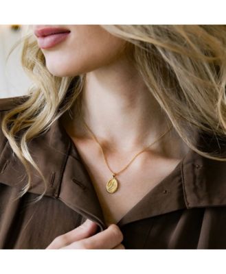 Women's Wings Necklace in Polished 14k Gold Pendant