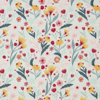 Premium Ceramic Leaves Botanical Print Ultra Soft Microfiber 4-Pc. Sheet Set