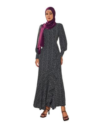 Women's Mint Sheath Abaya Maxi Dress