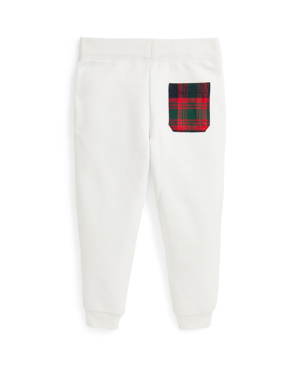 Polo Ralph Lauren Toddler and Little Boys Plaid-Trim Fleece Jogger Pant
