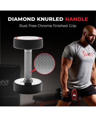 Signature Style Polyurethane Round Dumbbells, 45LBs