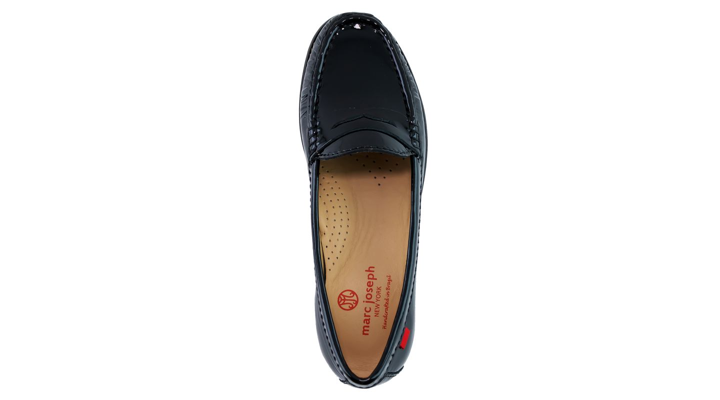 Женские туфли Marc Joseph New York East Village Penny Loafer, цвет: Чёрный лаковый — фото 5