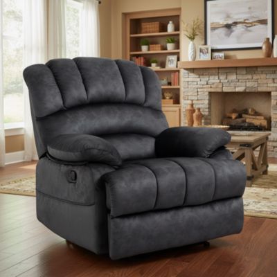 Large Size Recliner Chair In Fabric For Living  Room