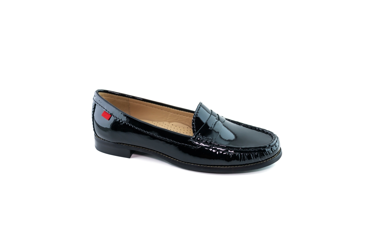 Womens East Village Penny Loafer - Navy patent
