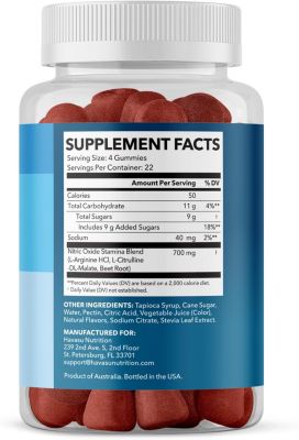 L-Arginine Gummies, Berry, 88ct