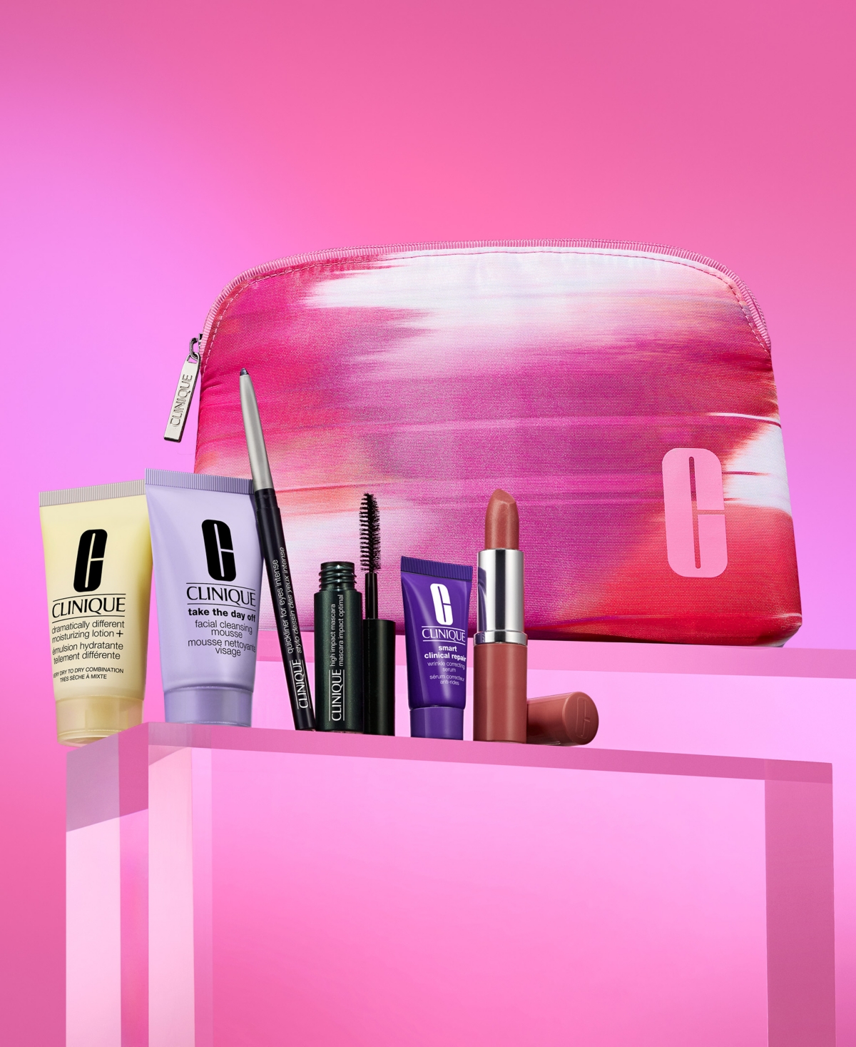 Choose a Free 7-Pc. gift with any $37 Clinique purchase (Up to a $103 Value!) - 7-Pc. Bare Pop  Smart Gift