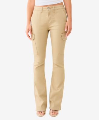 True Religion Women s Bootcut Cargo Pants Macy s