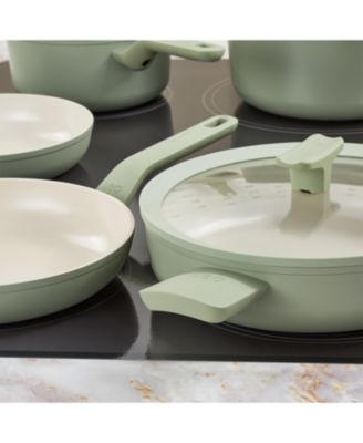 Leo Balance 11pc Nonstick Aluminum Cookware Set, Glass Lids