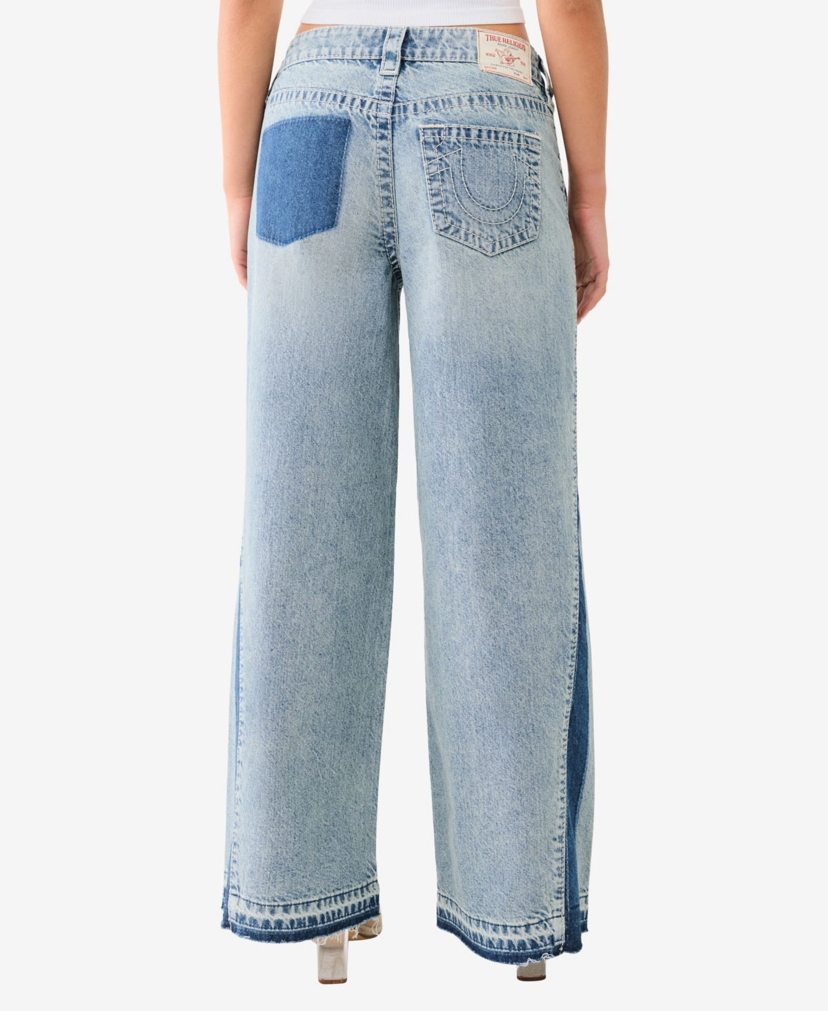 True Religion Women's Jessie Upcycle Big T Jean