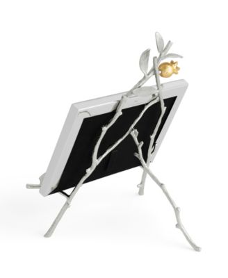 Pomegranate Silver and Gold Easel Frame