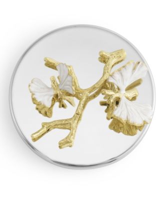 Butterfly Gingko Gold Candle