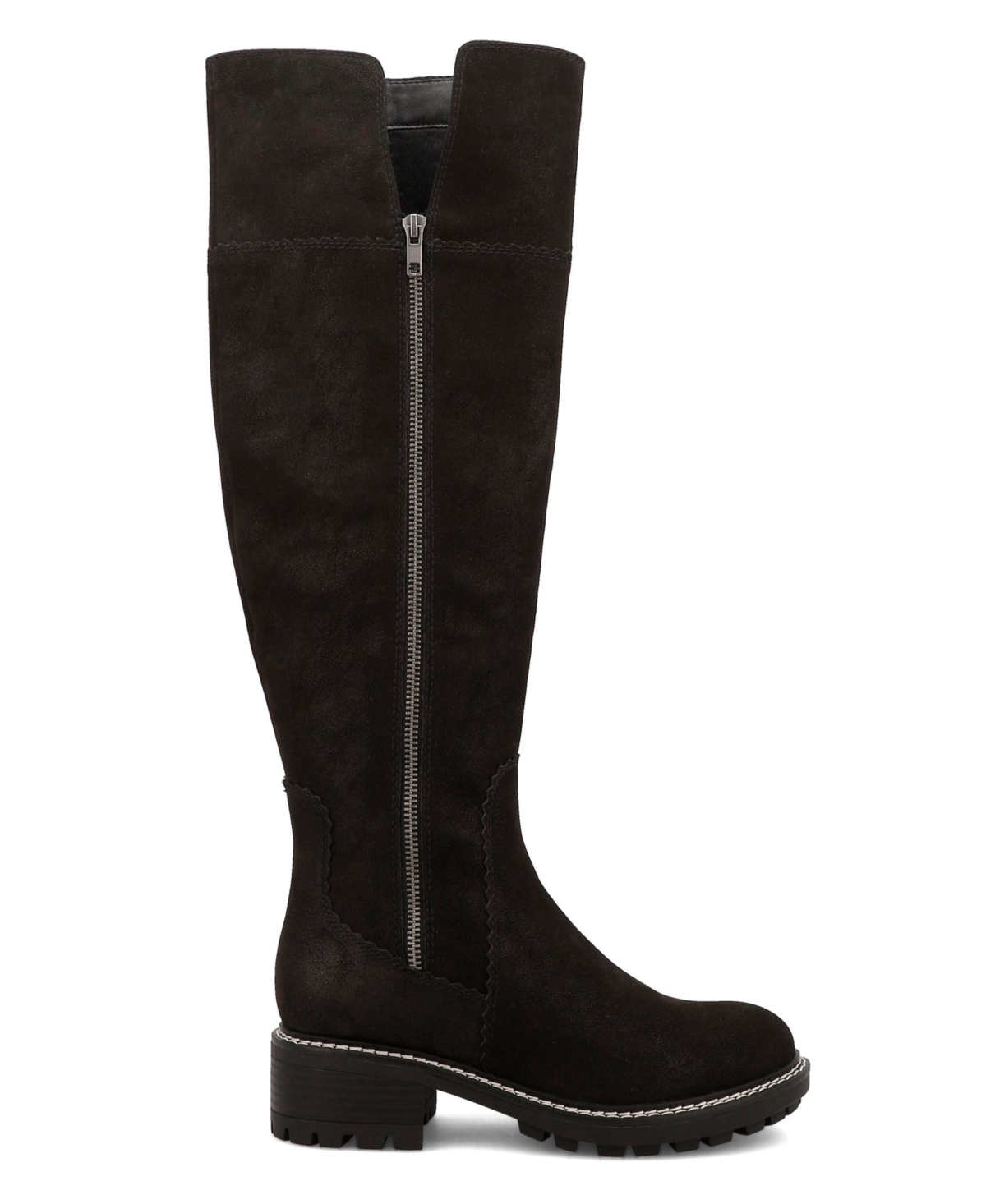 Mia Women's Pike Lug Sole Tall Boots In Black
