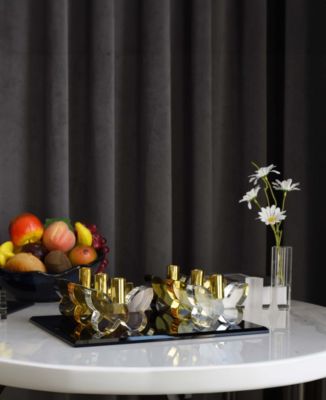 Modern Solid Crystal Tray, 14'' x 10''