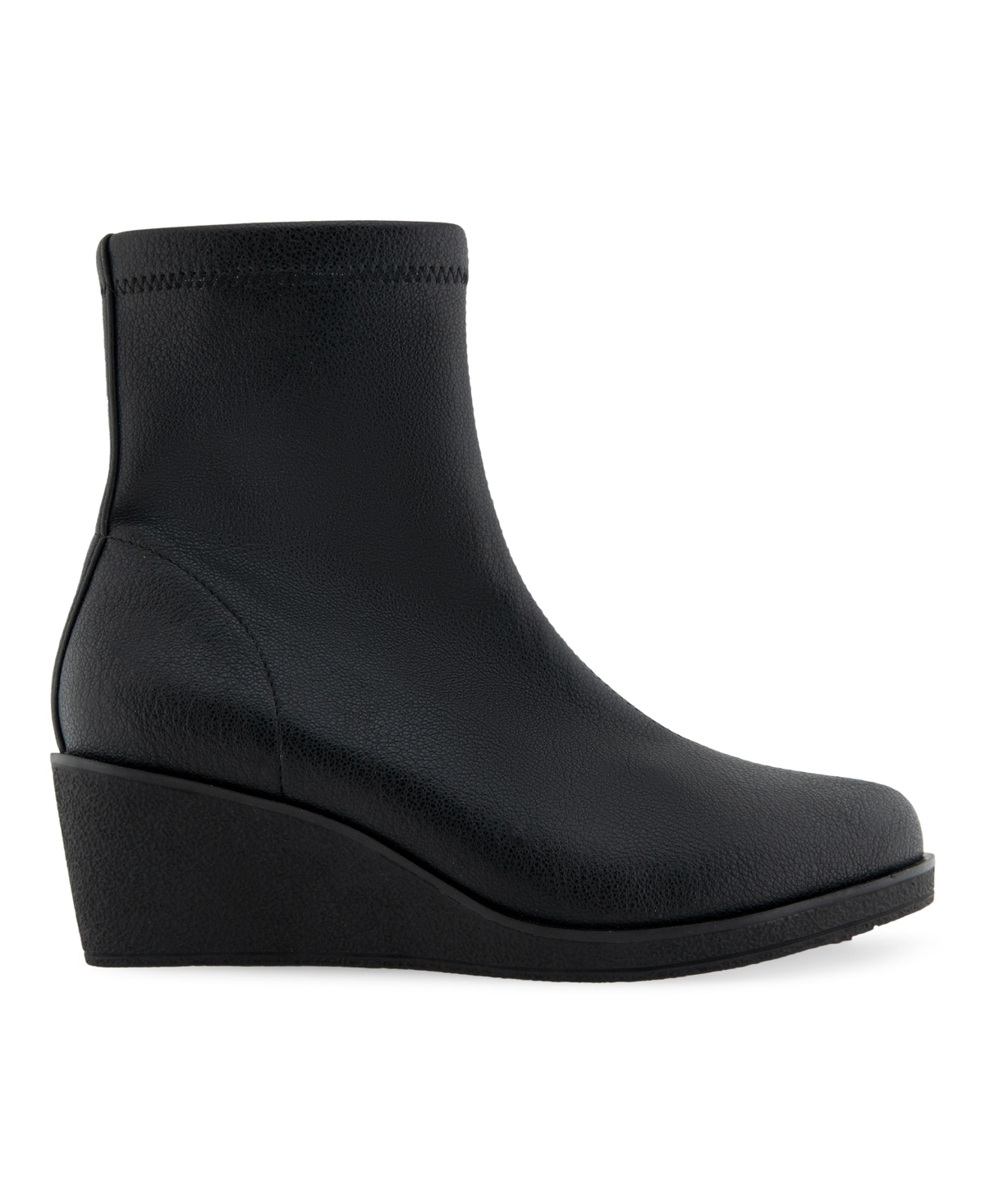 AEROSOLES WOMEN'S BINNIE WEDGE HEEL BOOTIES 