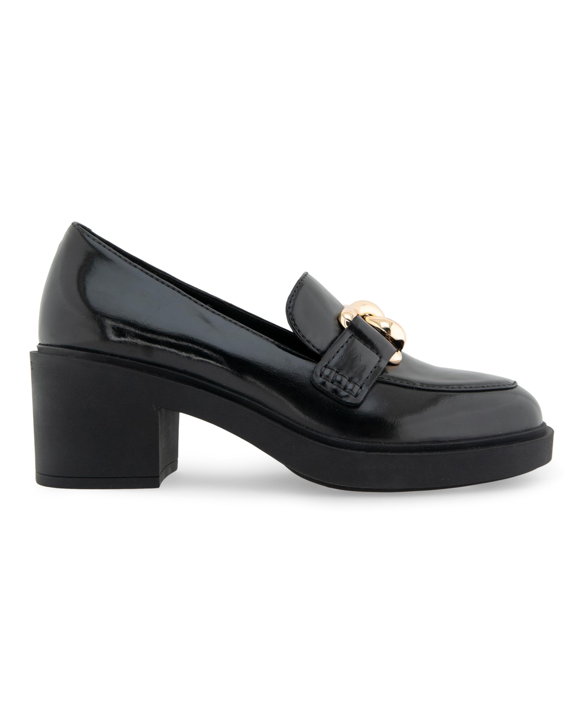 AEROSOLES WOMEN'S GIBBON BLOCK HEEL LOAFER 