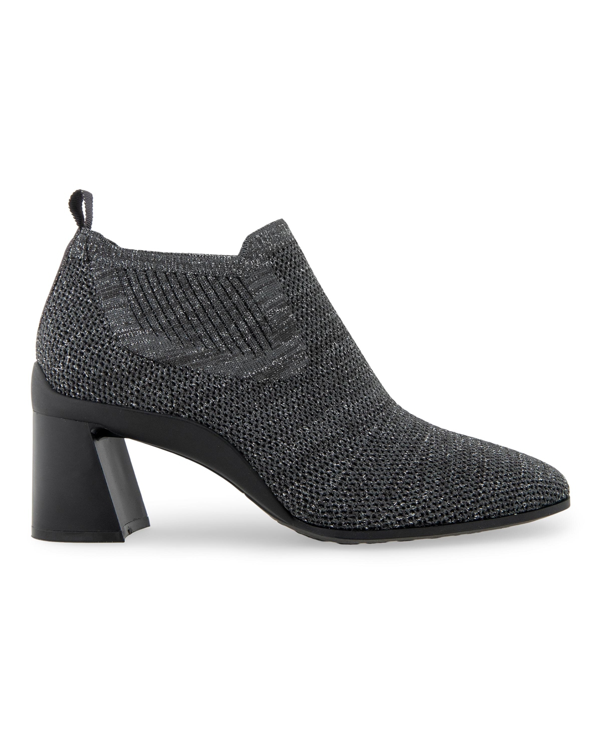 AEROSOLES WOMEN'S CANVAS KNIT FABRIC BOOTIES 
