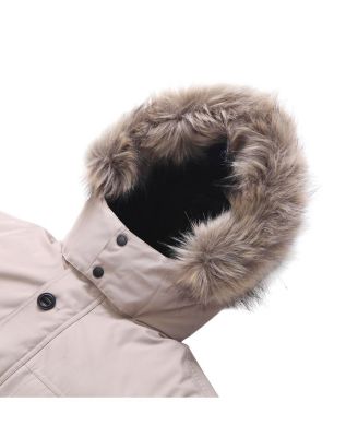 Men's Parka Jacket with Detachable Trim