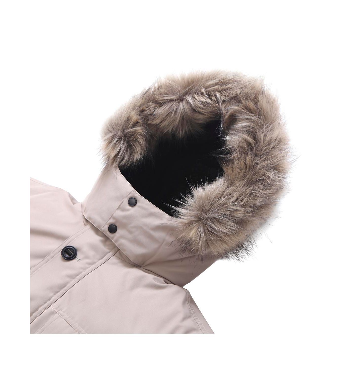 Мужская куртка Rokka&Rolla Parka with Detachable Trim, цвет: Берёзовый — фото 3