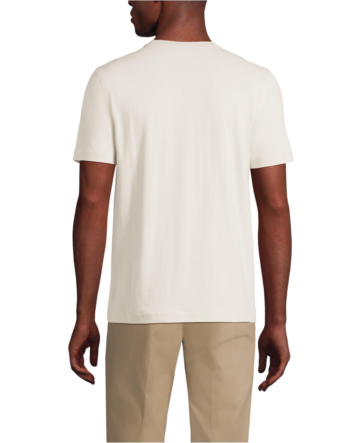 Lands' End Men's Short Sleeve Cotton Supima Tee