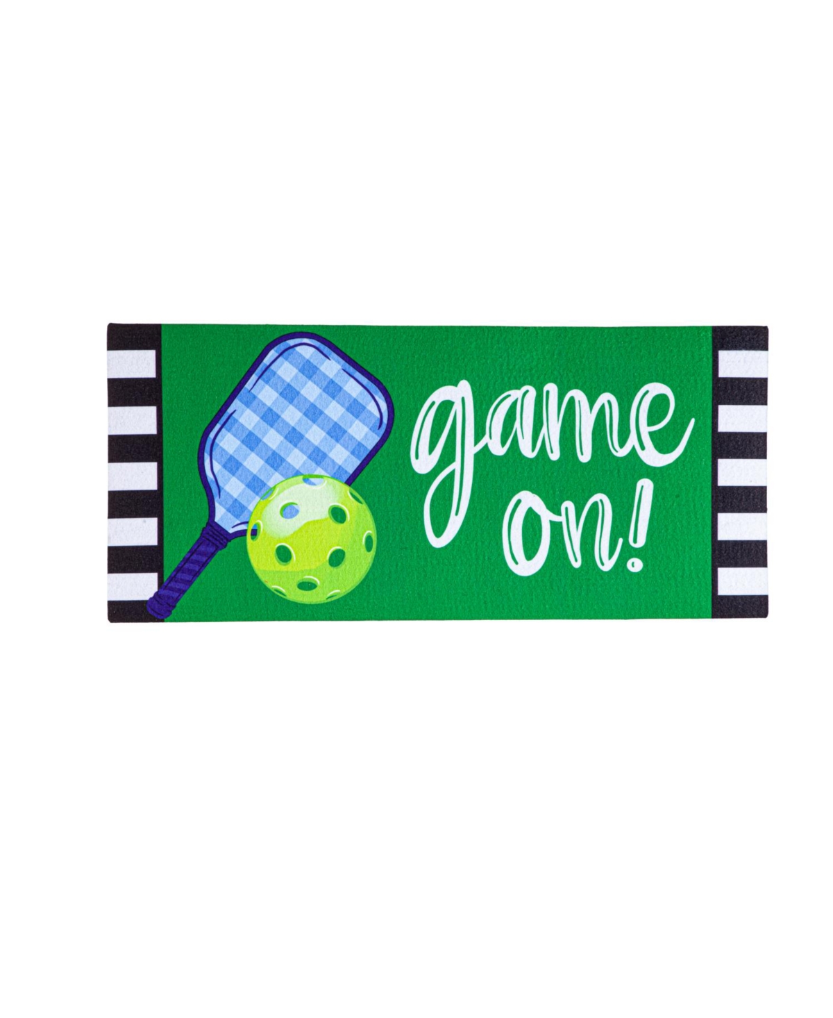 Game On Sassafras Indoor Outdoor Switch Doormat 1'10"x10" Multicolored - Green