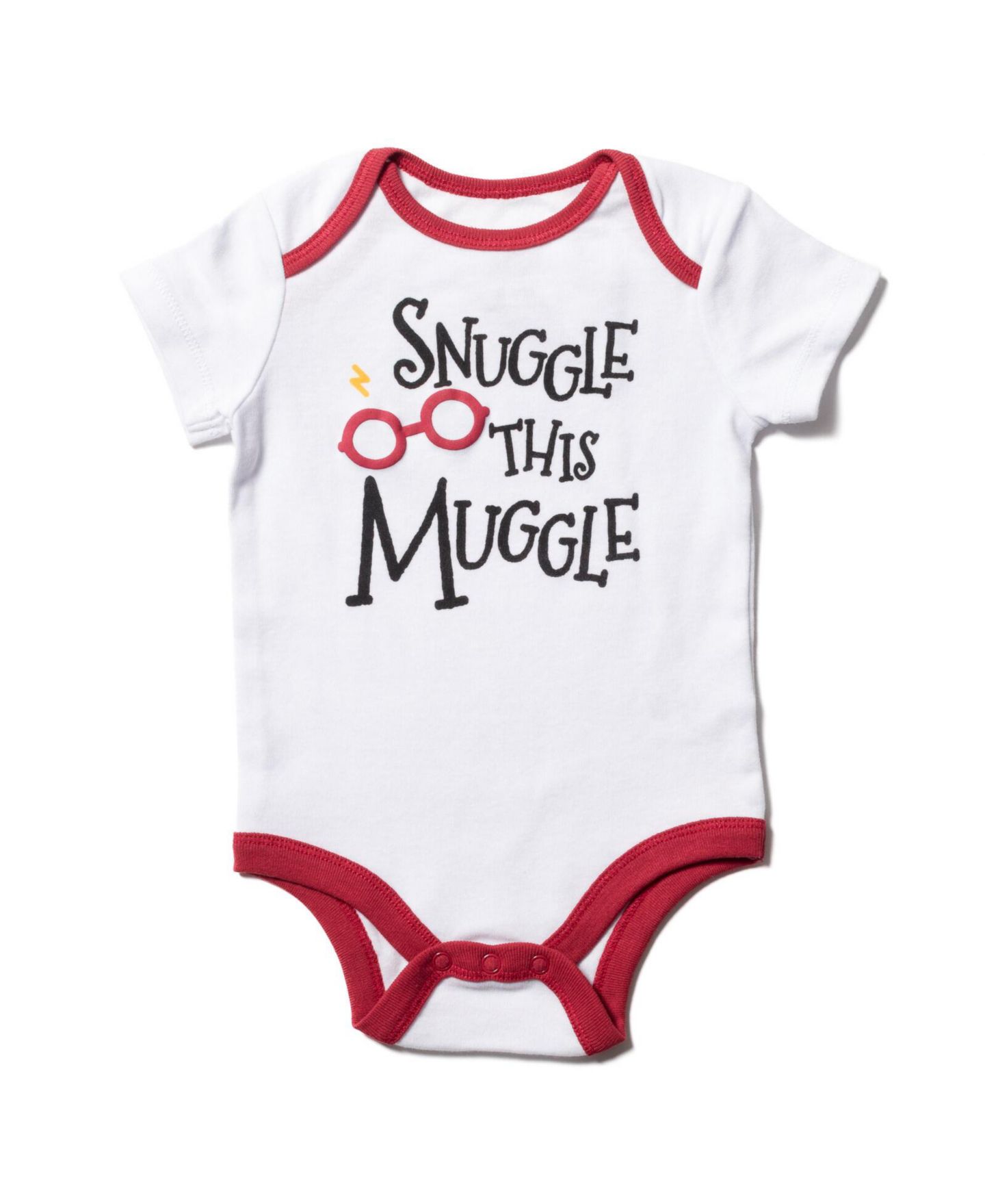 Головные уборы Harry Potter 3 Piece Outfit Set: Cuddly Bodysuit Pants Hat для мальчиков-малышей, цвет: Белый / Разноцветный — фото 4