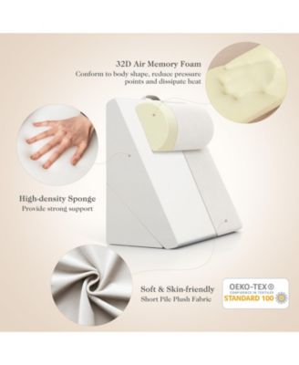 3 Pieces Bed Wedge Pillow Set with Air Memory Foam