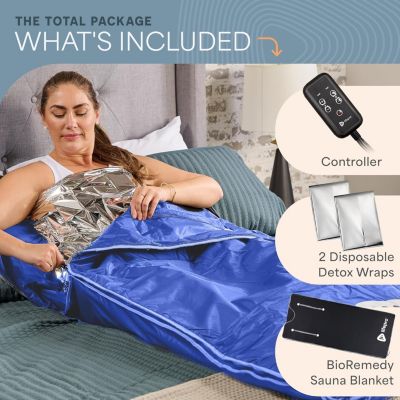 Infrared Sauna Blanket Full Body – Portable Lifepro Sauna Blanket with Adjustable Heat & Timer, Home Detox & Relaxation Sauna Blanket