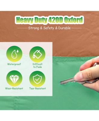 Kids Inflatable Jungle Bounce House Dual Slide Jumping Castle Bouncer