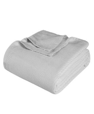 Chevron All-Season Cotton Blanket, Twin