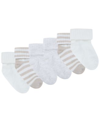 Baby Foldover Ankle Socks 3-Pack