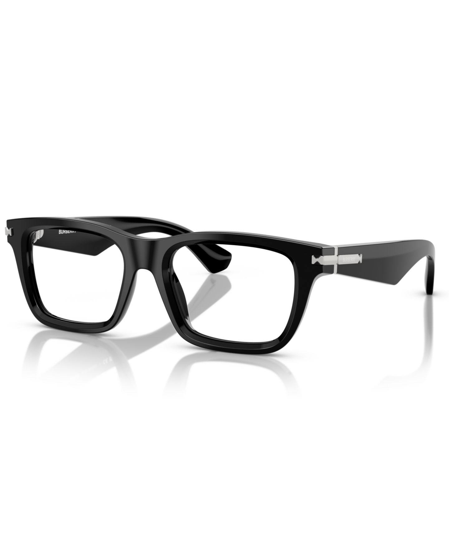 Мужские очки Burberry Man Rectangle Plastic BE2419 Eyeglasses, цвет: Чёрный — фото 1