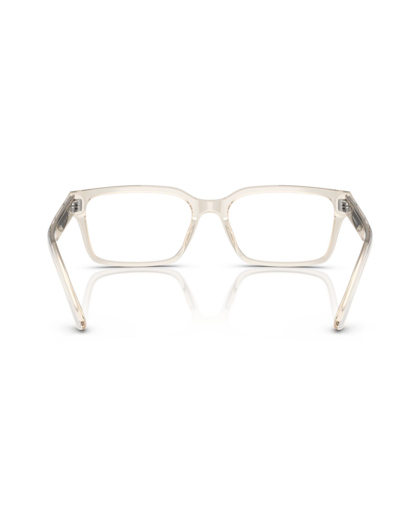 Мужские очки Emporio Armani Man Rectangle Plastic EA3244 Eyeglasses, цвет: Прозрачный — фото 4