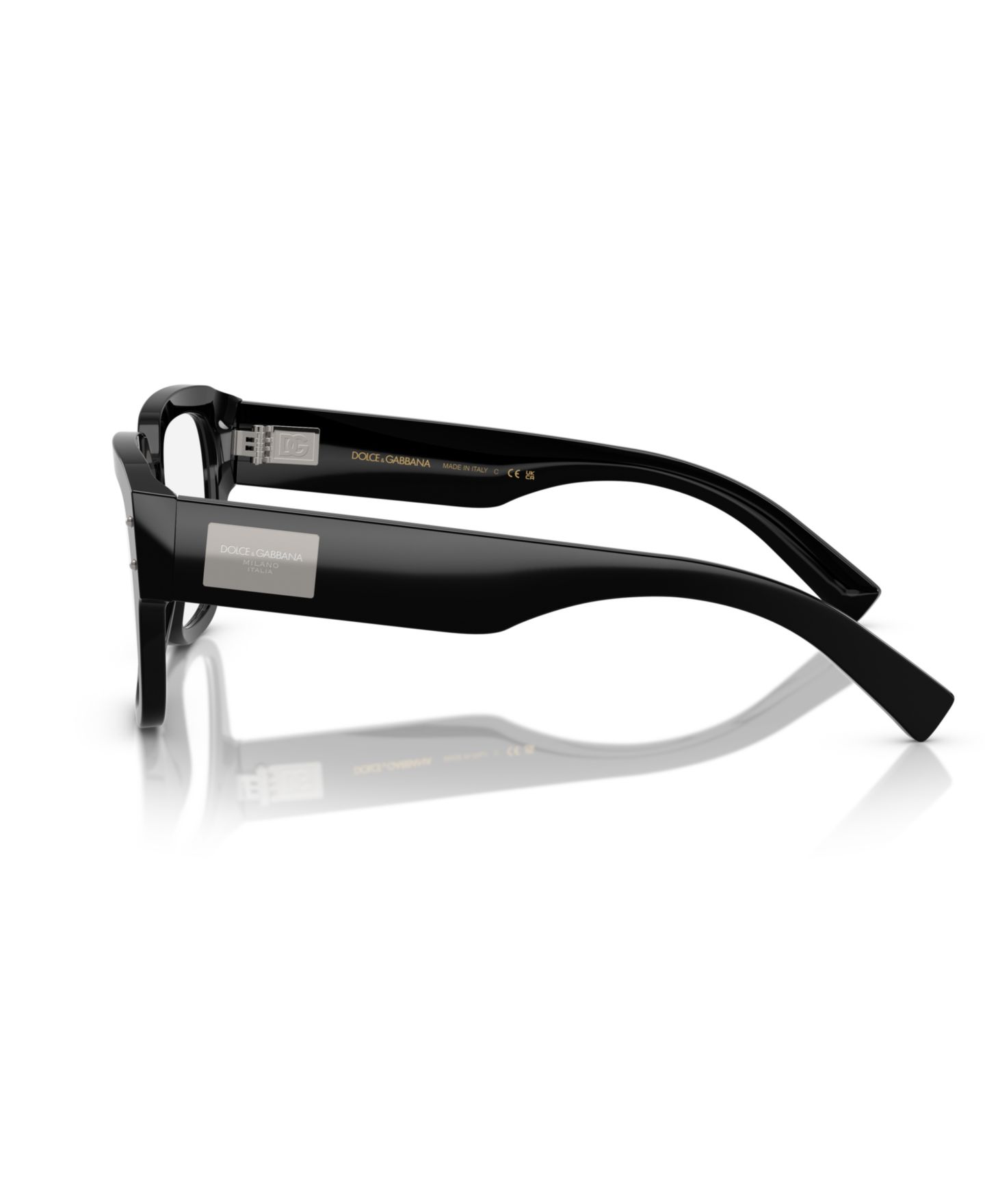Мужские очки Dolce&Gabbana Man Square Plastic DG3405 Eyeglasses, цвет: Чёрный — фото 3