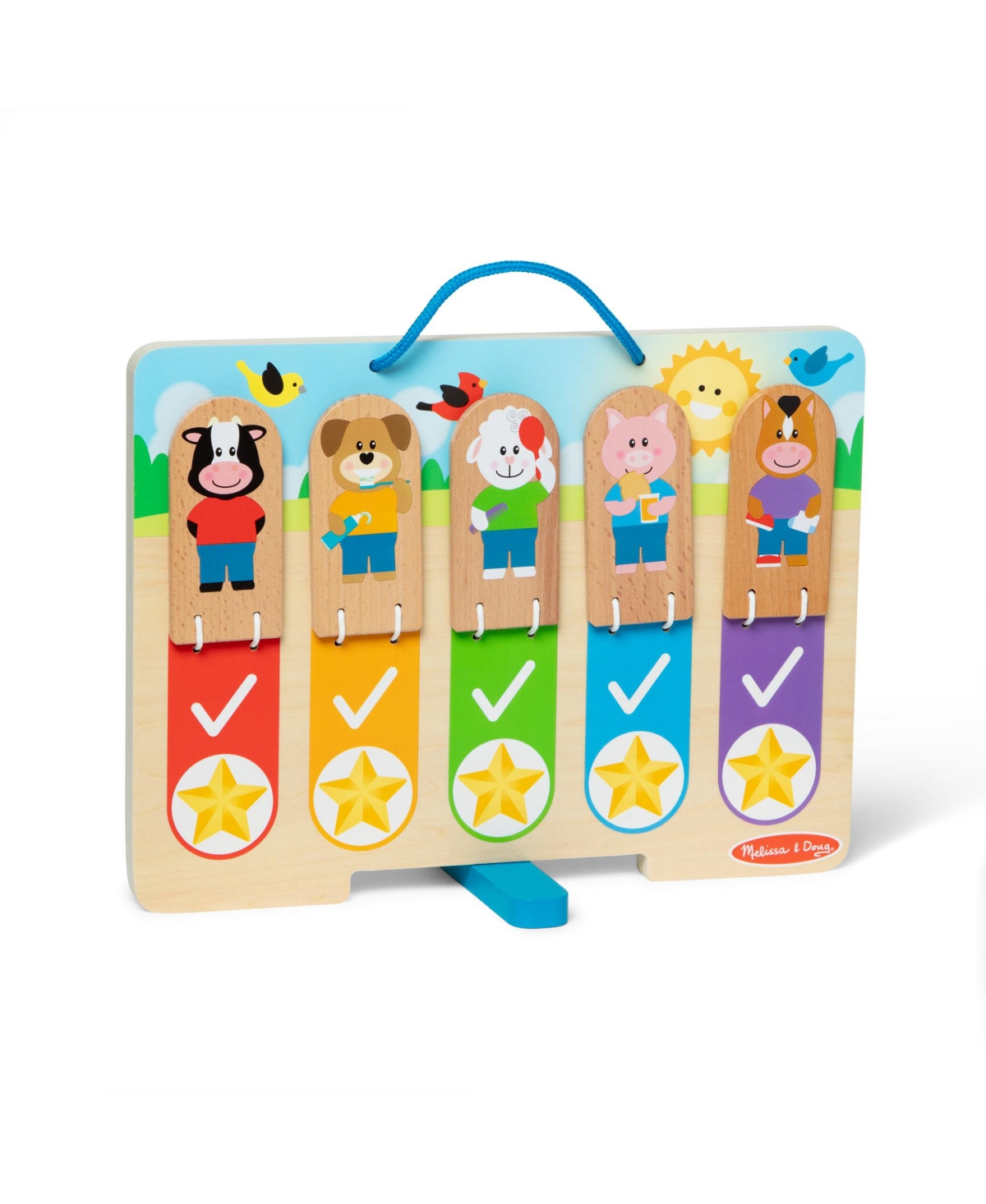 MELISSA & DOUG DAILY ROUTINES CHART IN DISPLAY 