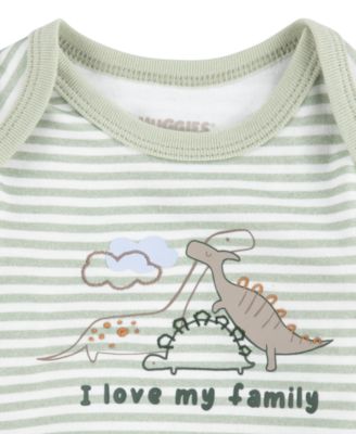 Baby Organic Short Sleeve Bodysuits 3-Pack