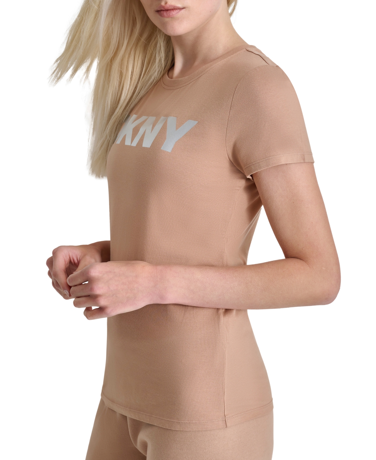 Dkny Sport Women's Logo-Graphic Crewneck T-Shirt