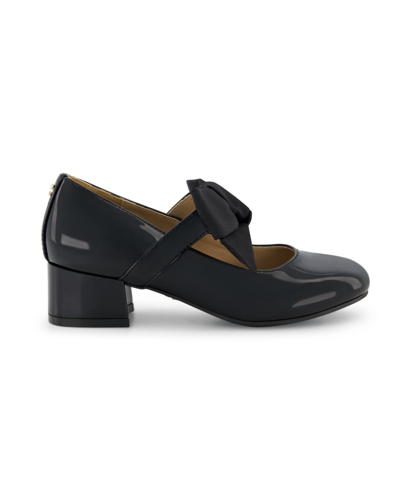 Детские нарядные туфли Sam Edelman Bianca Teddy на каблуке, цвет: Чёрный — фото 4