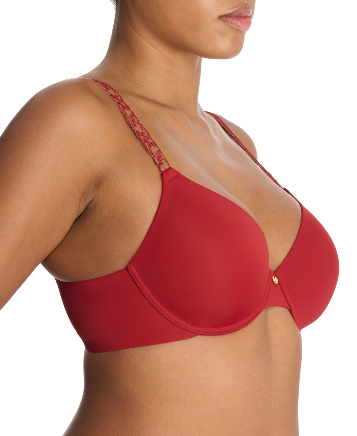 Natori Pure Luxe Contour Underwire Bra In Samba,biscuit