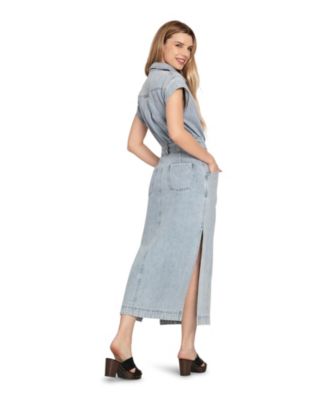 Sundown Denim Midi Shirt Dress