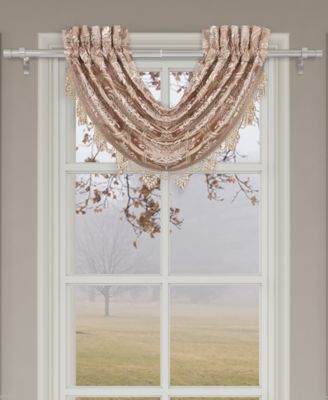 Rosewater Window Waterfall Valance, 33" x 43"