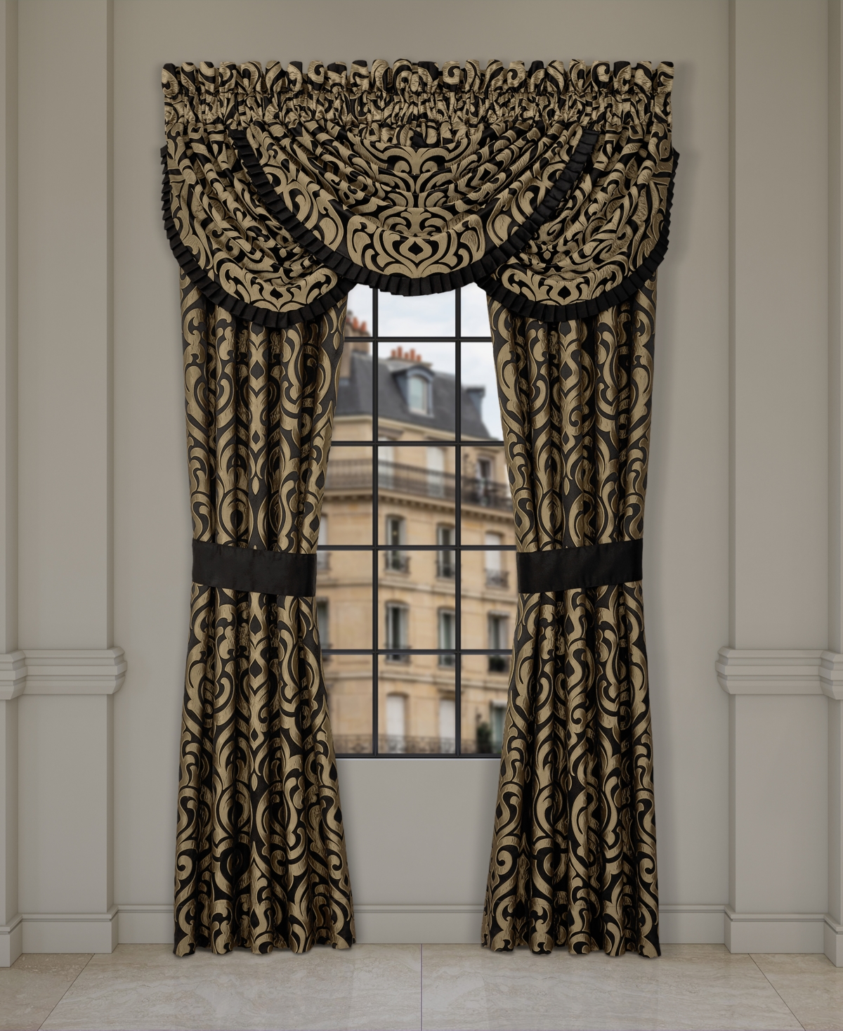 J Queen New York Bolero Window Panel Pair,