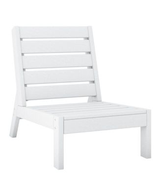 Outdoor HDPE Deep Seating Modular Armless Patio Chair