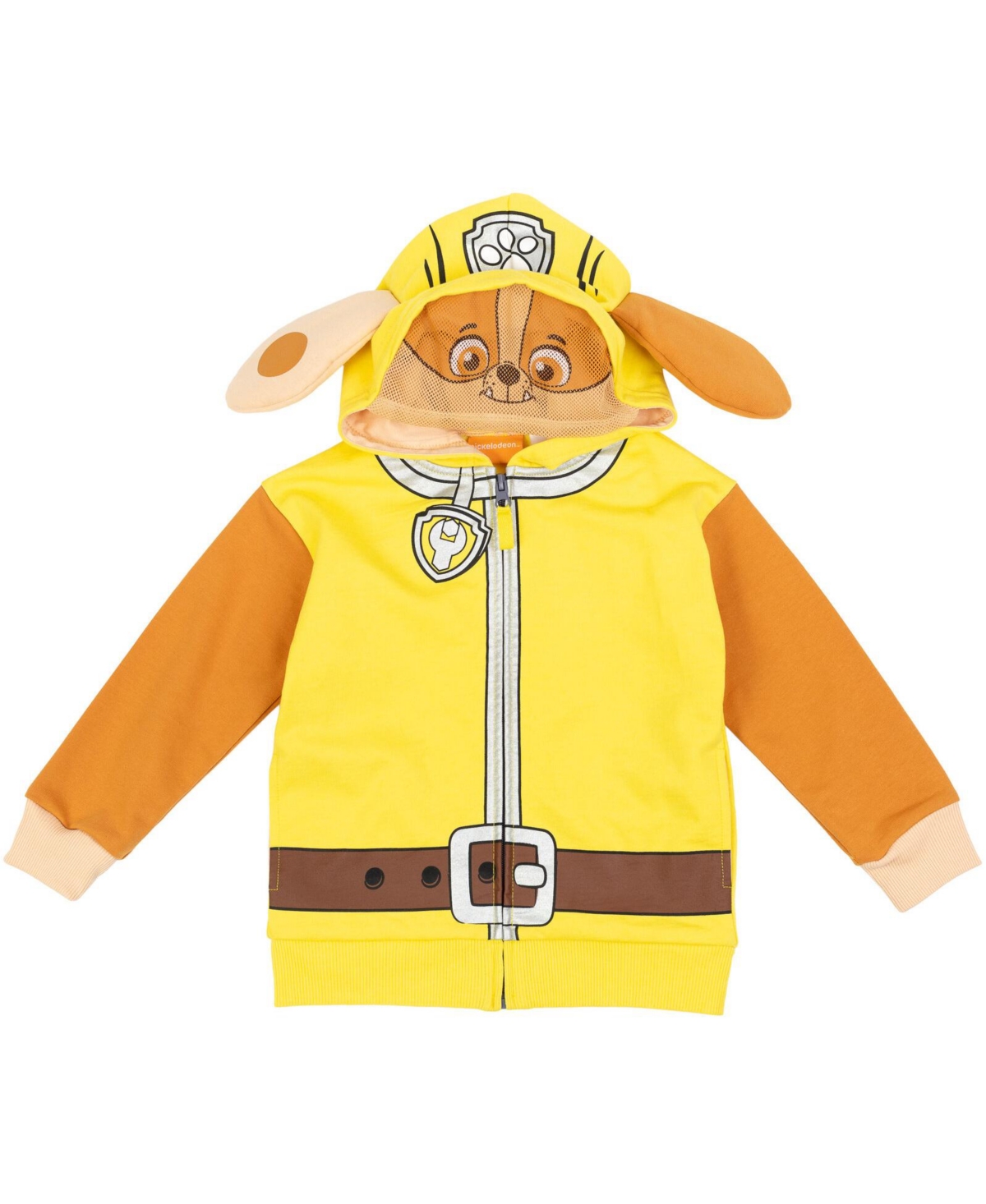 Paw Patrol BoysChase Skye Fleece Zip Up Pullover Hoodie to - Rubble
