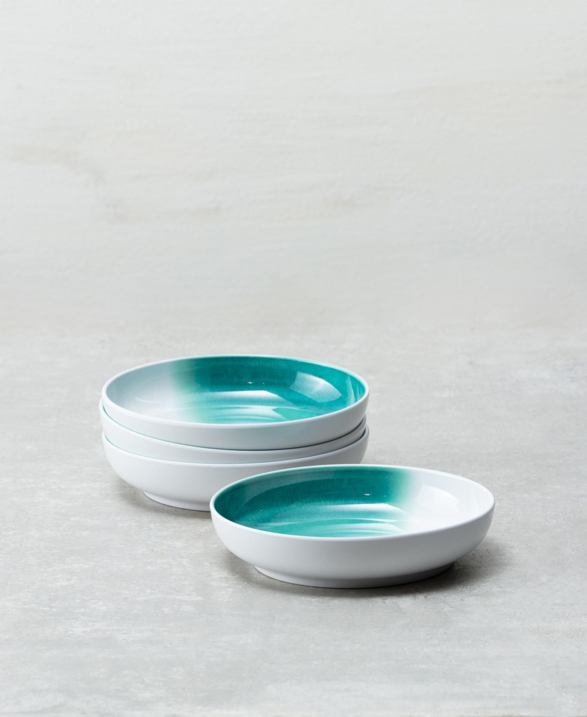 Melamine La Cote Coupe Bowls, Set of 4 - Mistral Gray