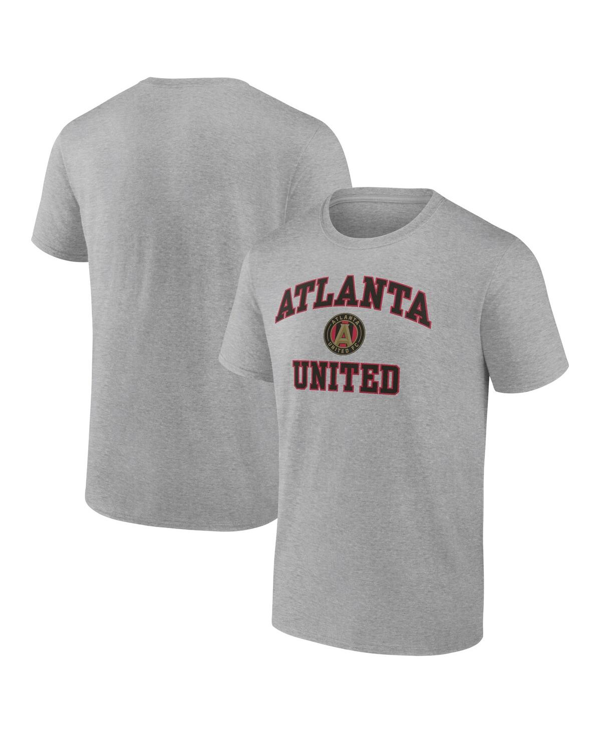 Fanatics Men's Steel Atlanta United Fc Heart & Soul T-shirt In Gray