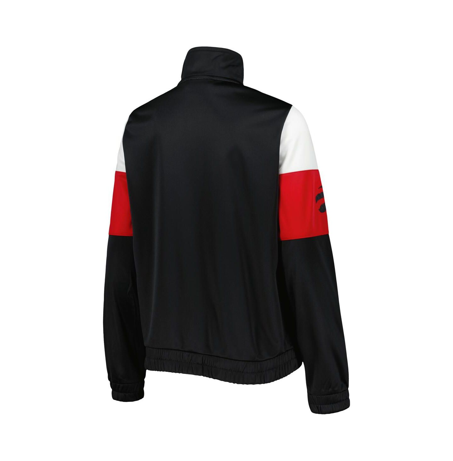 Женская куртка G-III 4Her by Carl Banks Black Toronto Raptors Change Up Full-Zip Track Jacket — фото 2