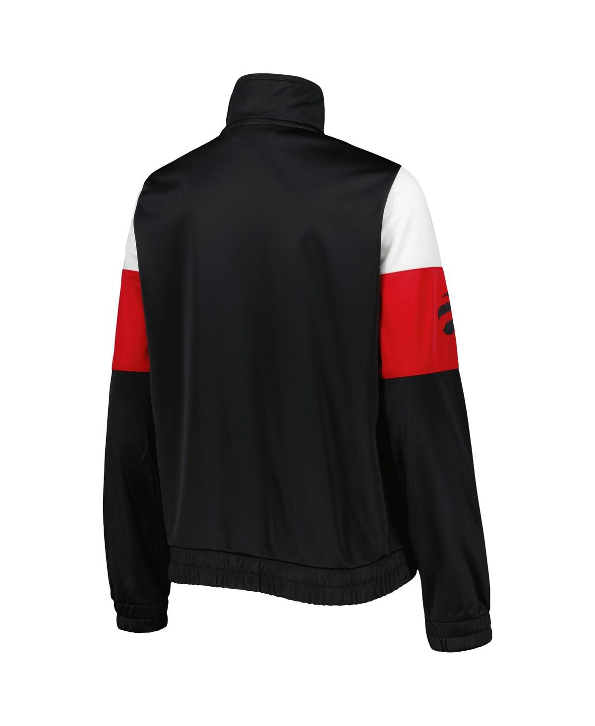 G-iii 4her By Carl Banks Women's Black Toronto Raptors Change Up Full-zip Track Jacket In Black